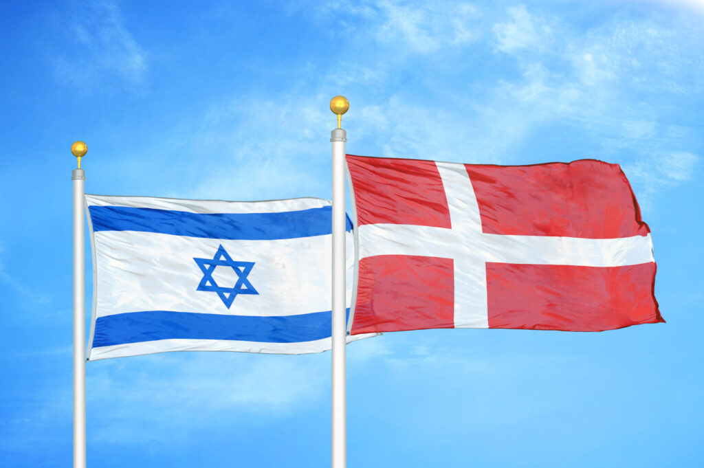 Dansk og israelsk flag: Foto: dreamstime_xl_177236036